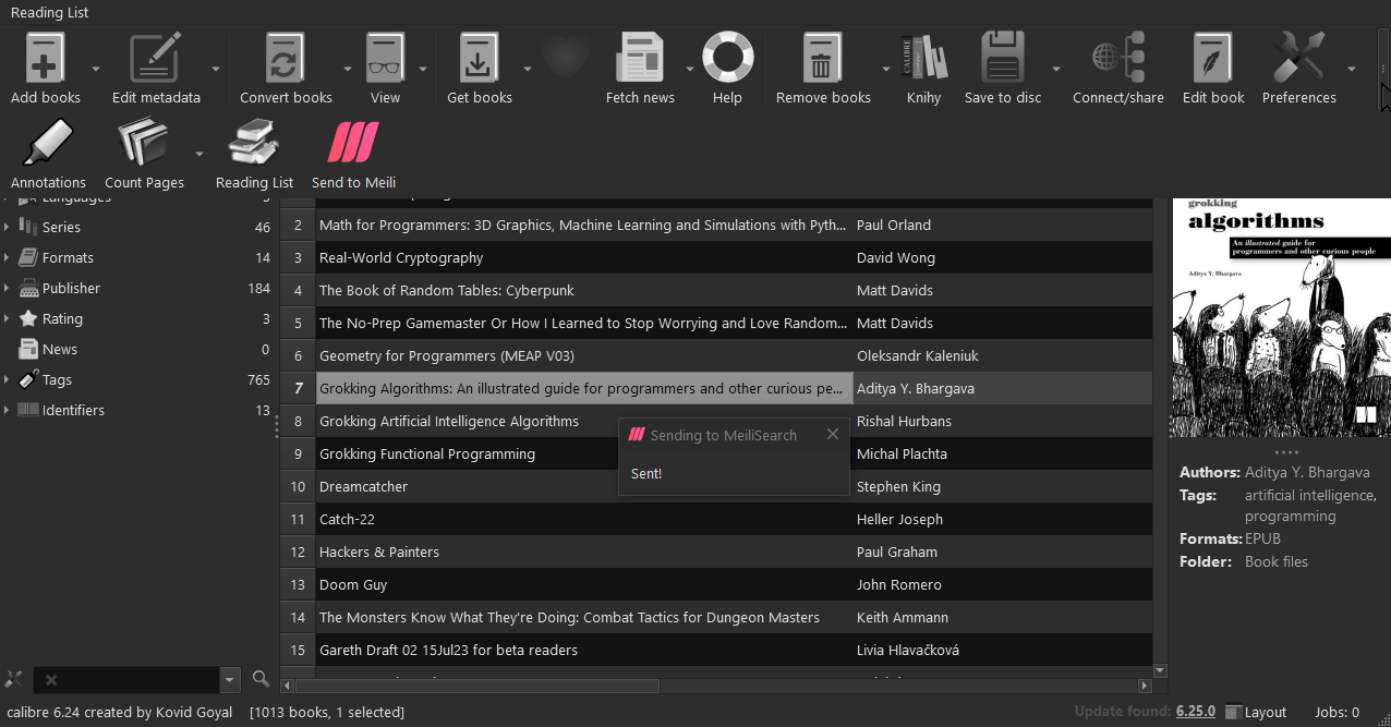 From Calibre to Meilisearch