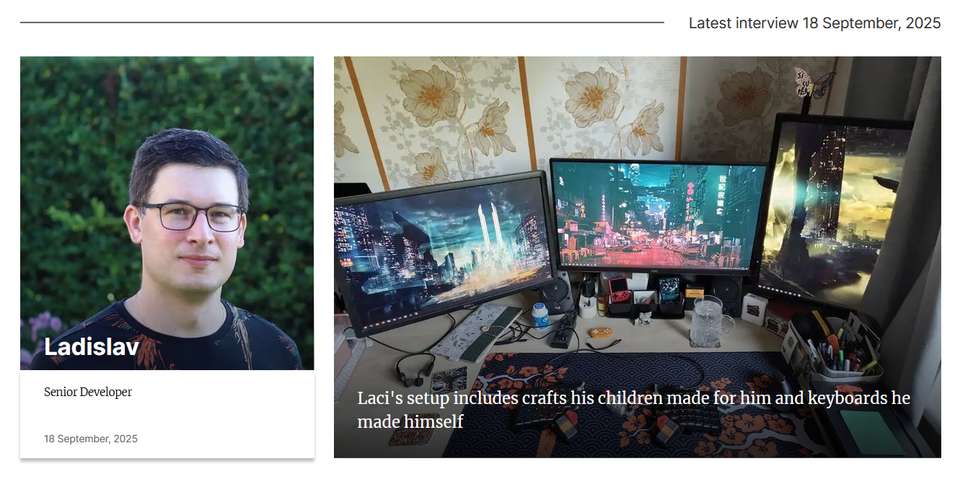 My interview with ZSA People is live